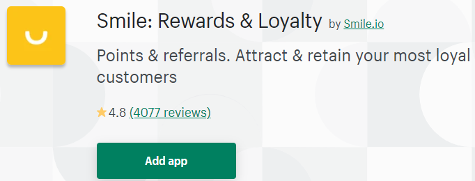 smile reward loyalty