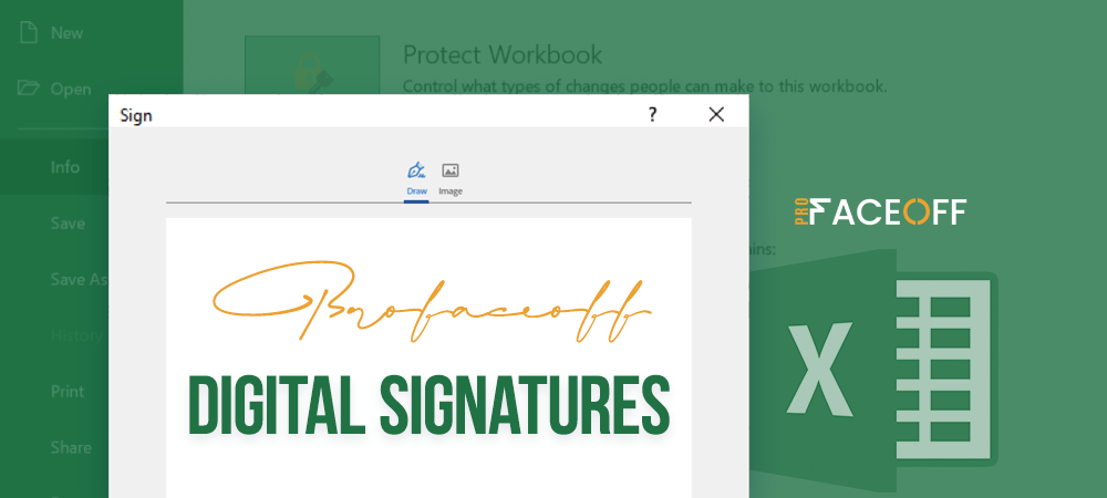 2 Easy Ways To Add Digital Signatures To Excel Pro Faceoff